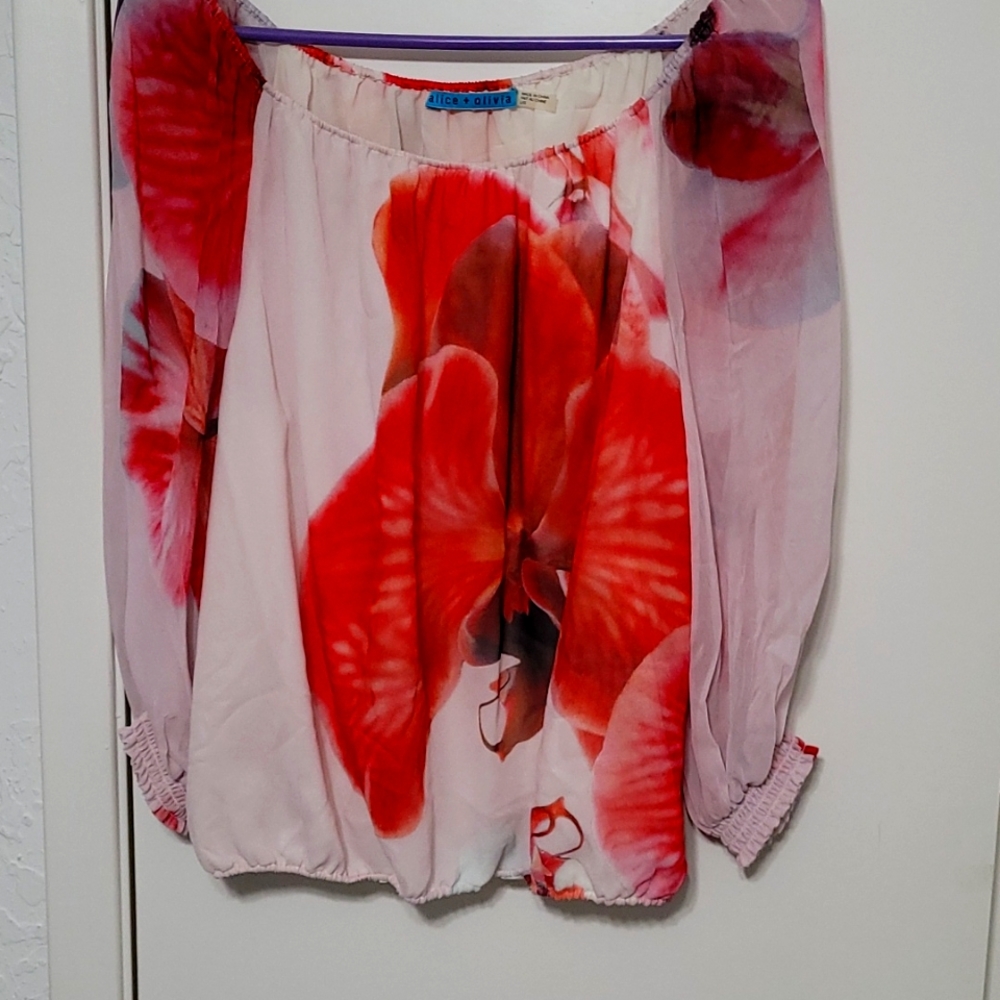 Alice + Olivia Silk Blouse